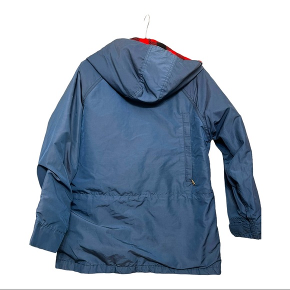 Vintage LL Bean Baxter State Parka Buffalo Plaid Flannel Hooded Coat Mens M USA - Picture 3 of 7